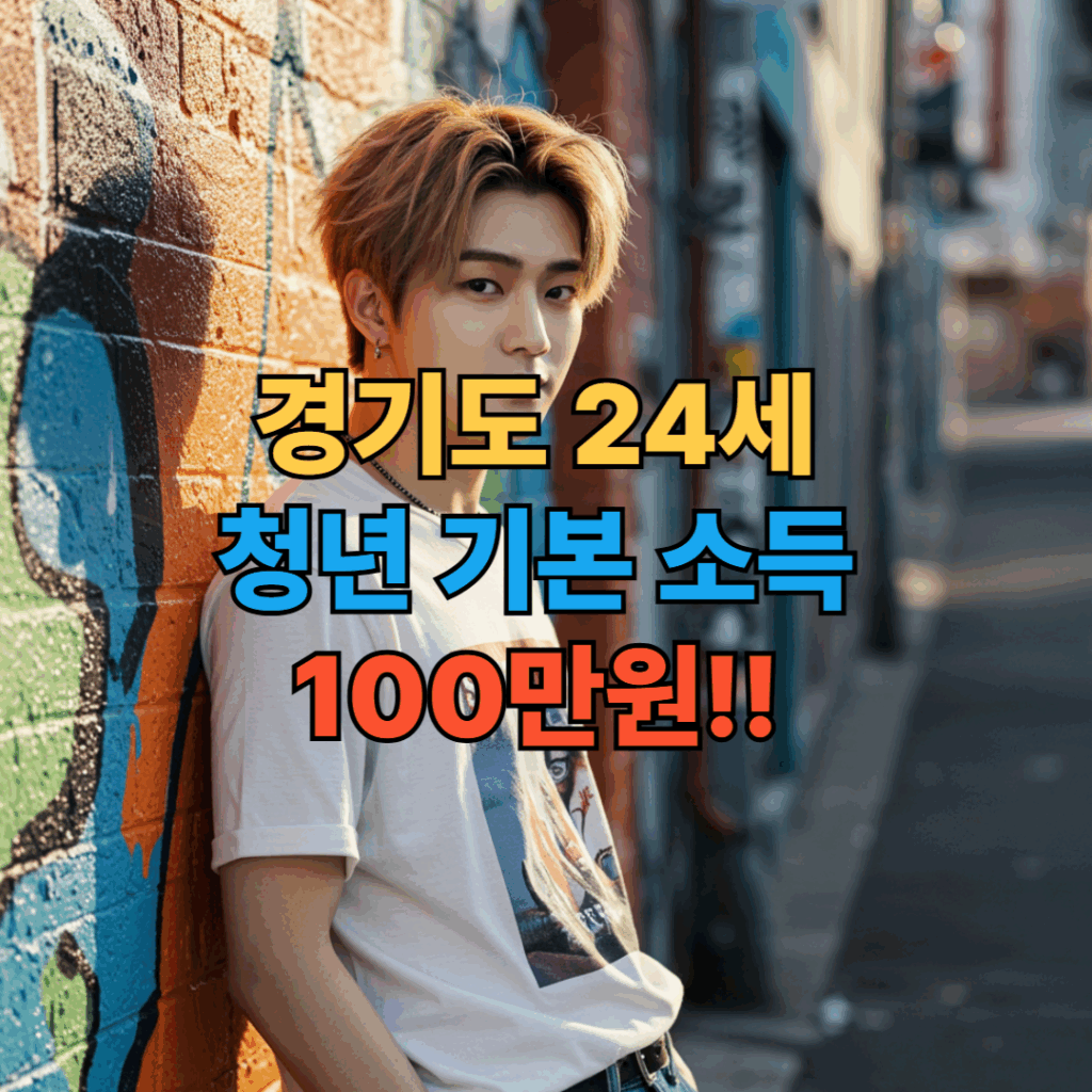 경기도 24세 청년기본소득 100만원 썸네일